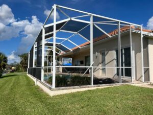 Pool enclosure maintenance