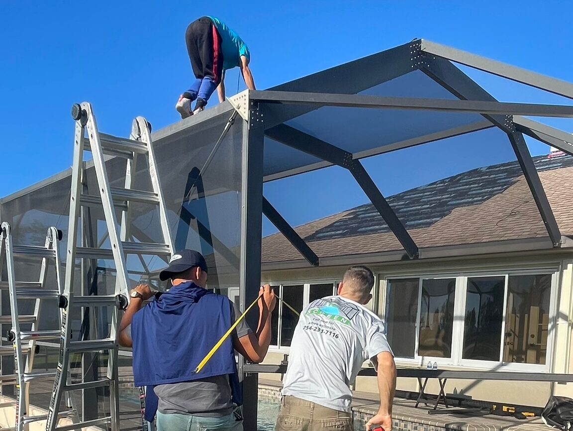 Pool Cage Installation