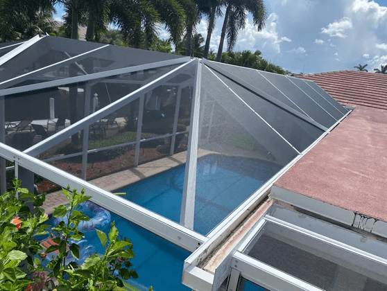 Pool Cage Rescreening