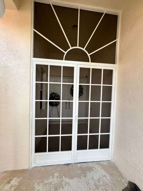 French Doors with Built-in Screens