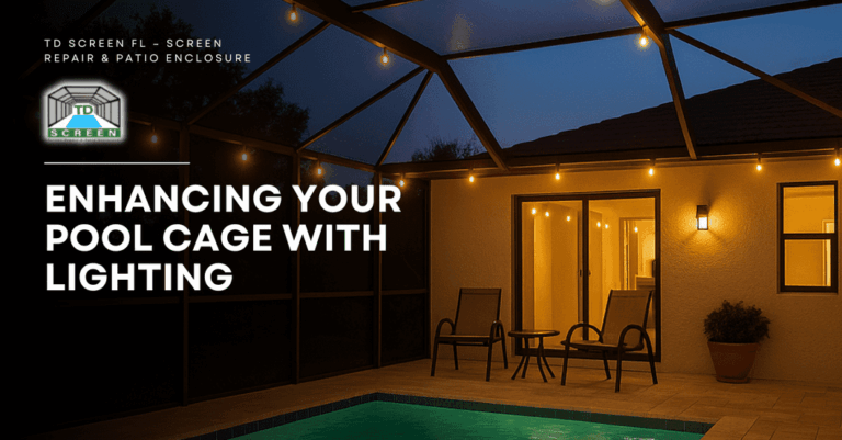 Enhancing Your Pool Cage with Lighting