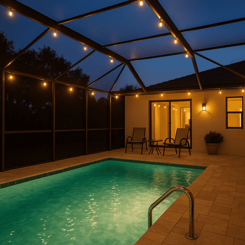 Pool Cage Lighting
