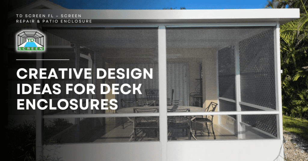 Creative Design Ideas for Deck Enclosures