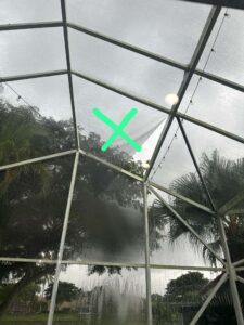 Pool Screen Enclosure Roof Repair in Delray Beach, FL