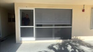 Porch screen enclosure installation in Hollywood