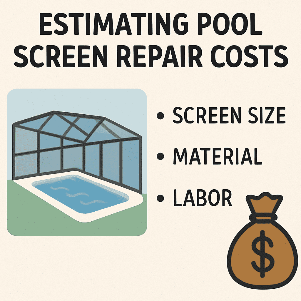 Estimating Pool Screen Repair Costs