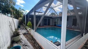 Pool Enclosure Rescreening Project in Pembroke Pines