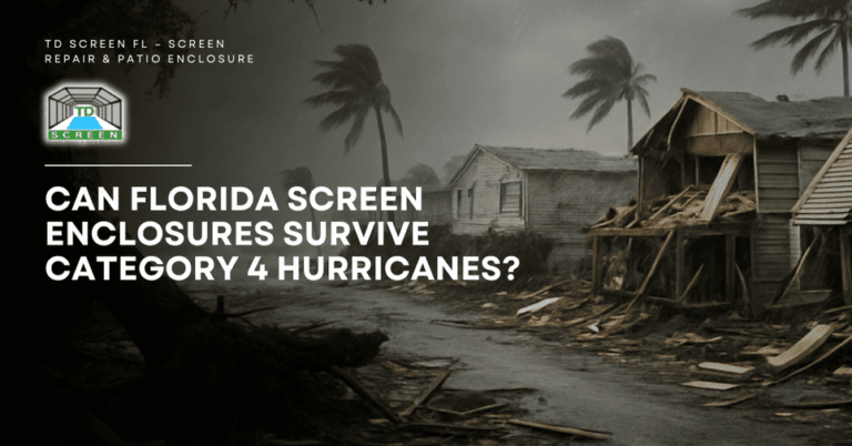 Can Florida Screen Enclosures Survive Category 4 Hurricanes