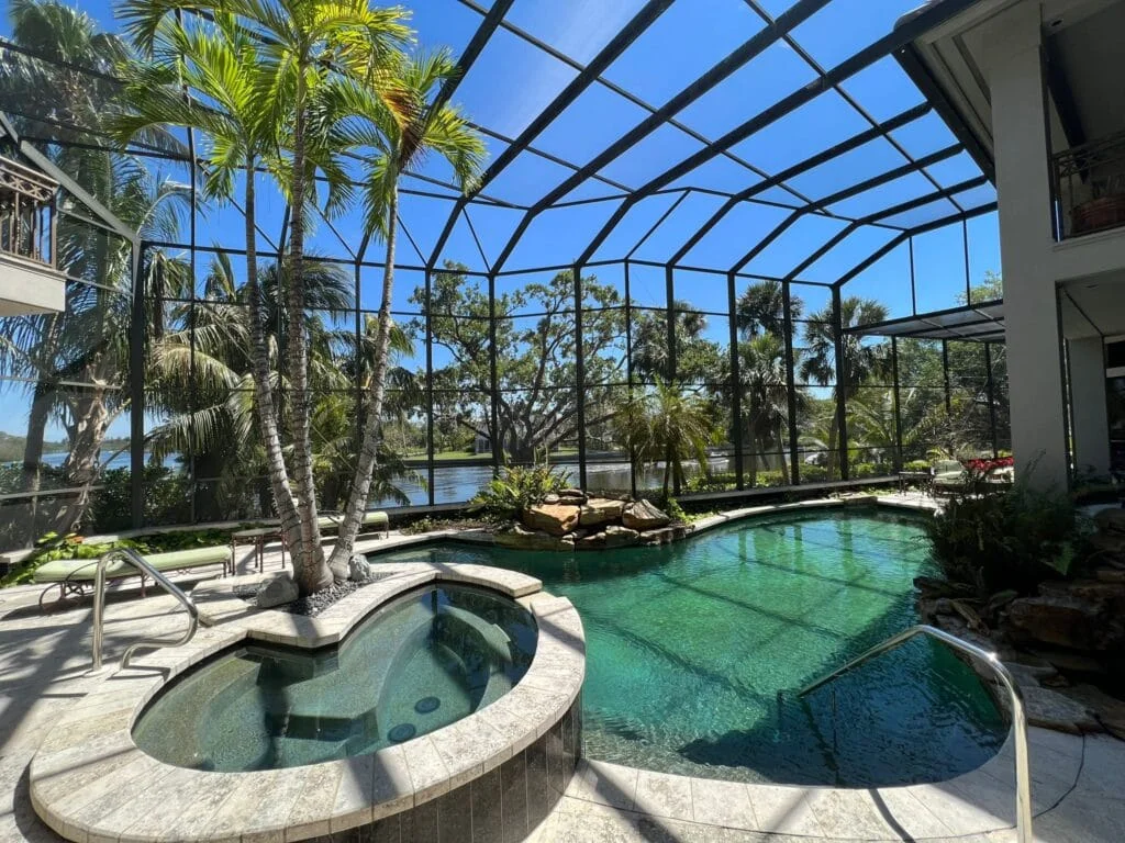 Pool Enclosure Rescreening in Florida: What to Know 13 Pool screen Enclosures