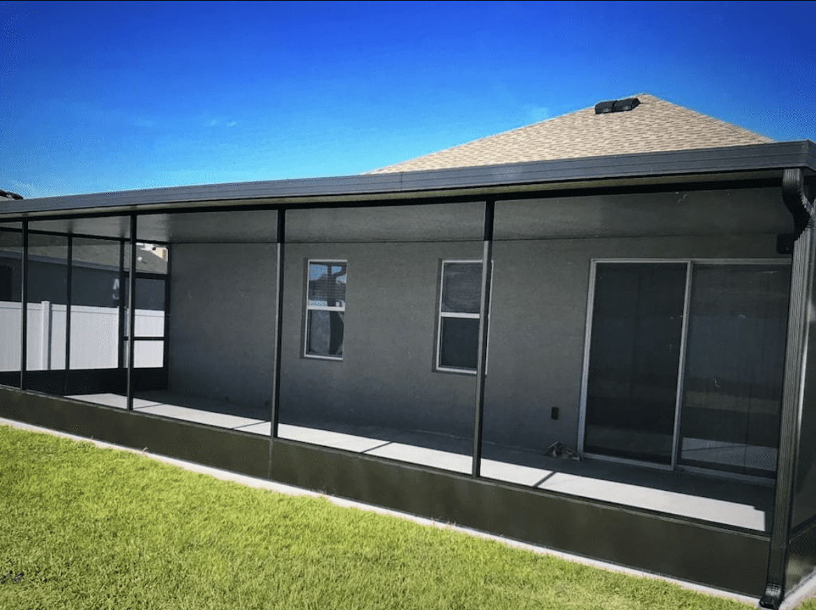 Lanai enclosure for insect-free outdoor space