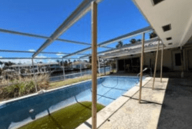 Screen Enclosure Removal and Support