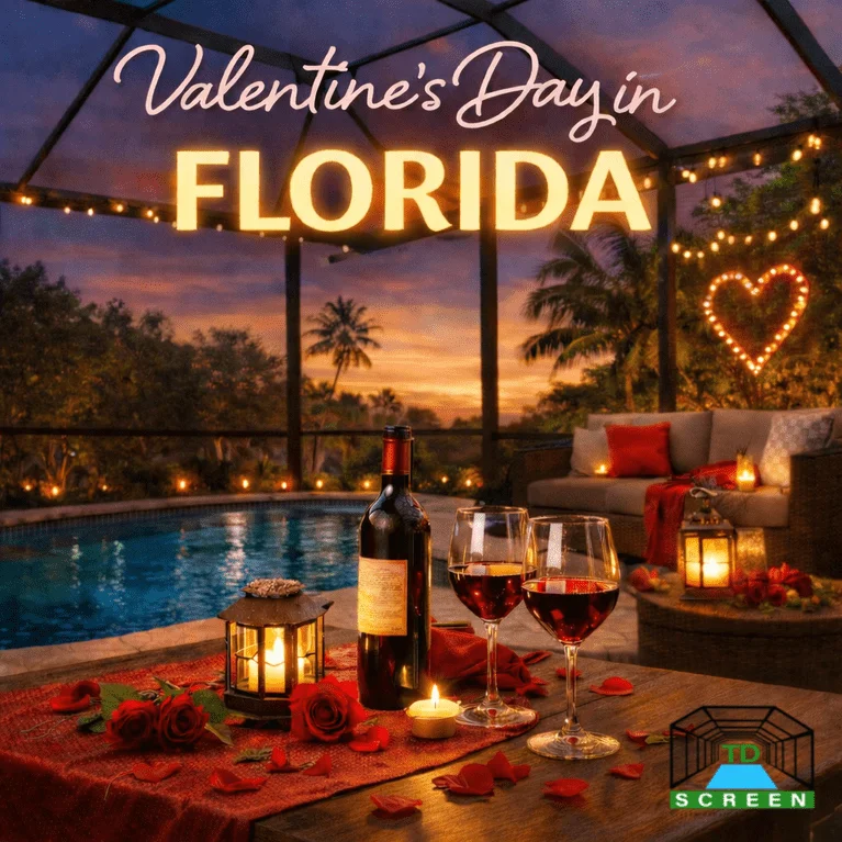 Valentine’s Day in Florida: Why a Screen Enclosure Creates the Perfect Romantic Outdoor Space 1 Valentine’s Day in Florida