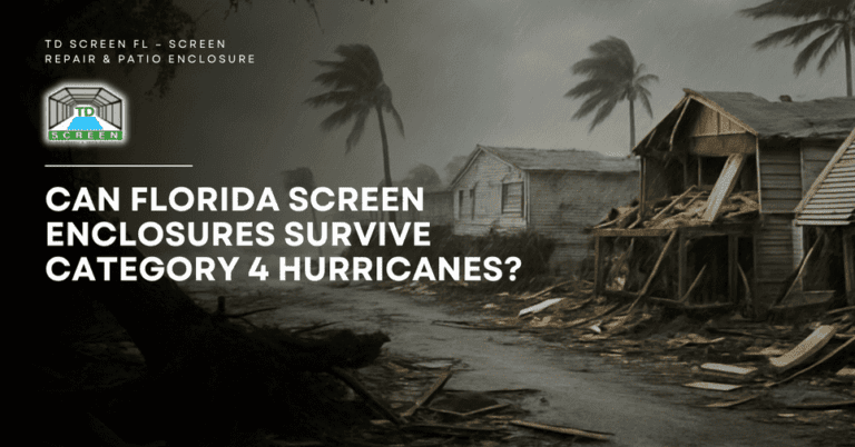 Can Florida Screen Enclosures Survive Category 4 Hurricanes